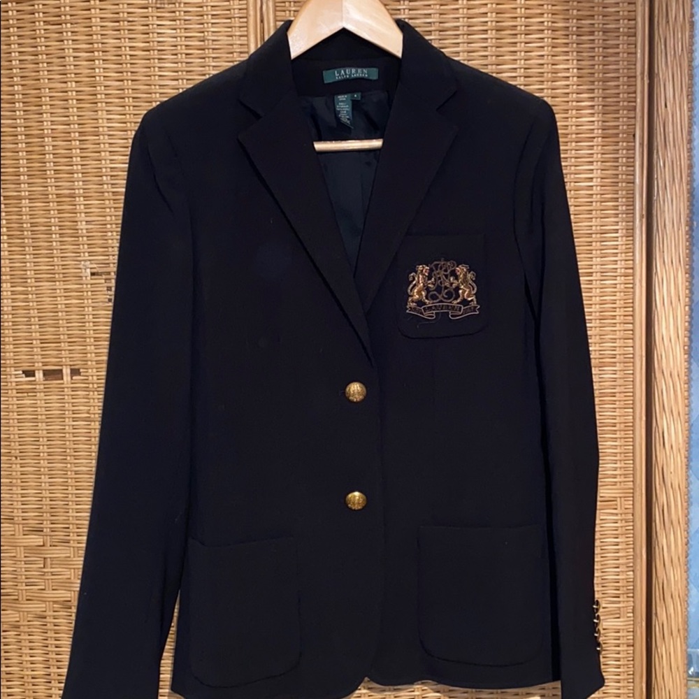 LIKE NEW Ralph Lauren Black Blazer